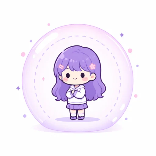 회피형 애착 일러스트